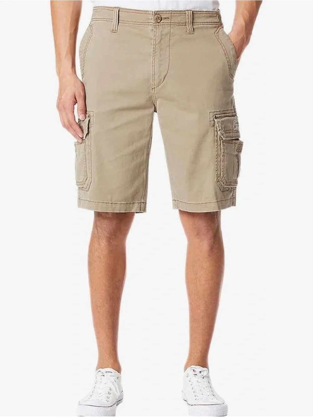 NWOT! UNIONBAY Men's Khaki Cargo Shorts